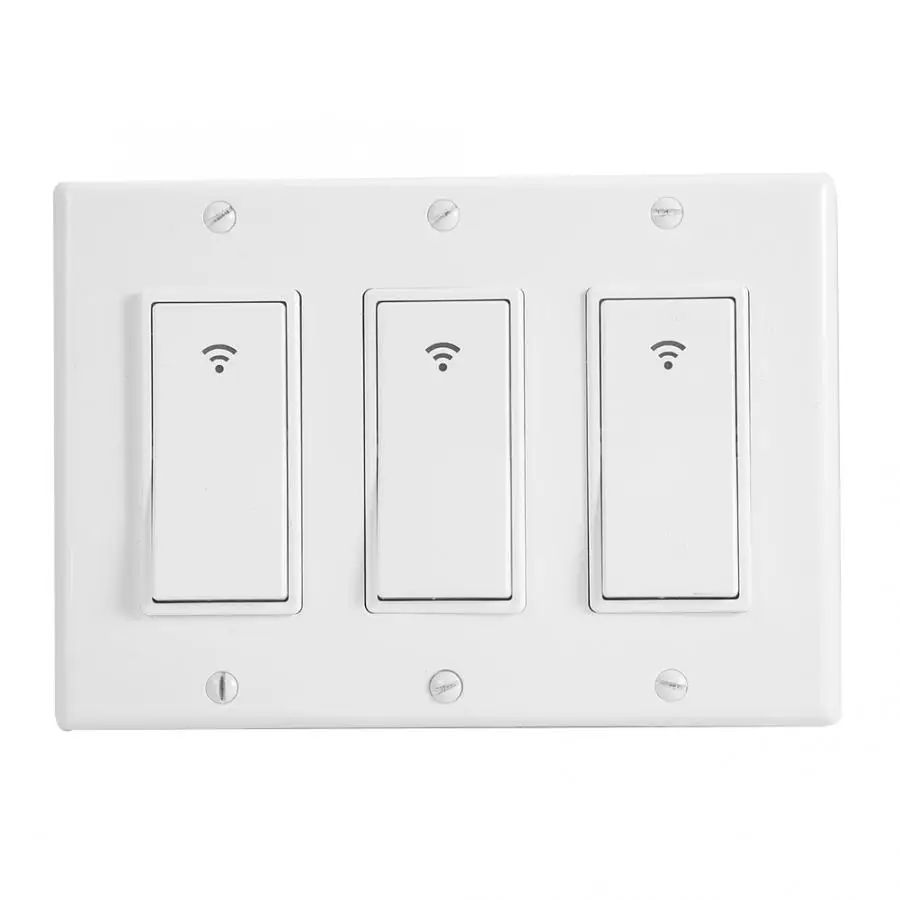 Умный настенный выключатель с Wi Fi 1/2/3 клавиш умный таймер для Alexa Google Home