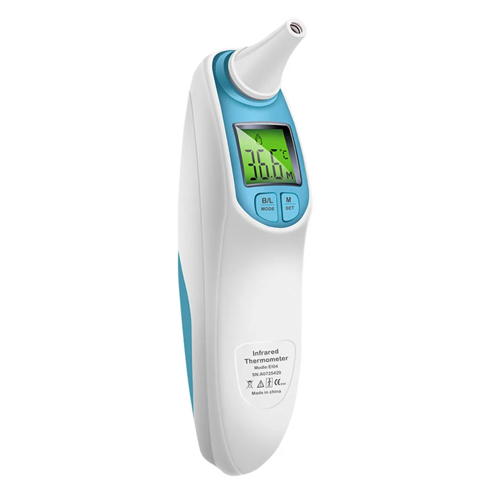 

Ear Thermometer IR LCD Forehead Professional Precision Infrared Digital Thermometer for Baby Adult Medical Non-Contact *