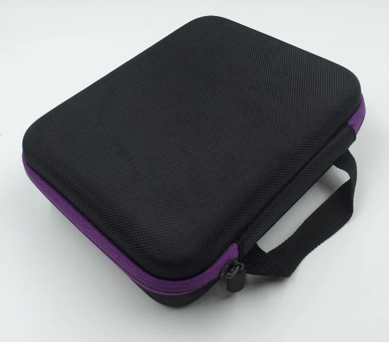 30 زجاجات من الضروري حالة حمل حامل 5 5/10/15 مللي النفط مسمار البولندية Organizador حقيبة التخزين السفر صندوق تخزين سستة تصميم