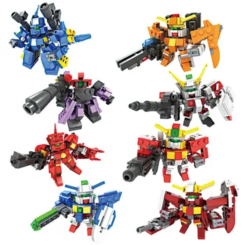 

Machine Armor Plastic Collectible Model Children Figure Garage Souptoys Assembling Granule Machine Armor Assembling Garage Kit