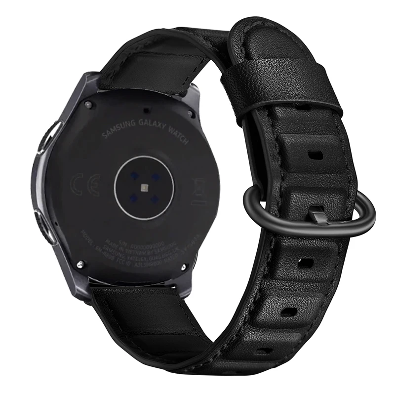 Ремешок из натуральной кожи для Samsung Galaxy Watch 46 мм ремешок в БАМБУКОВОМ стиле Gear S3