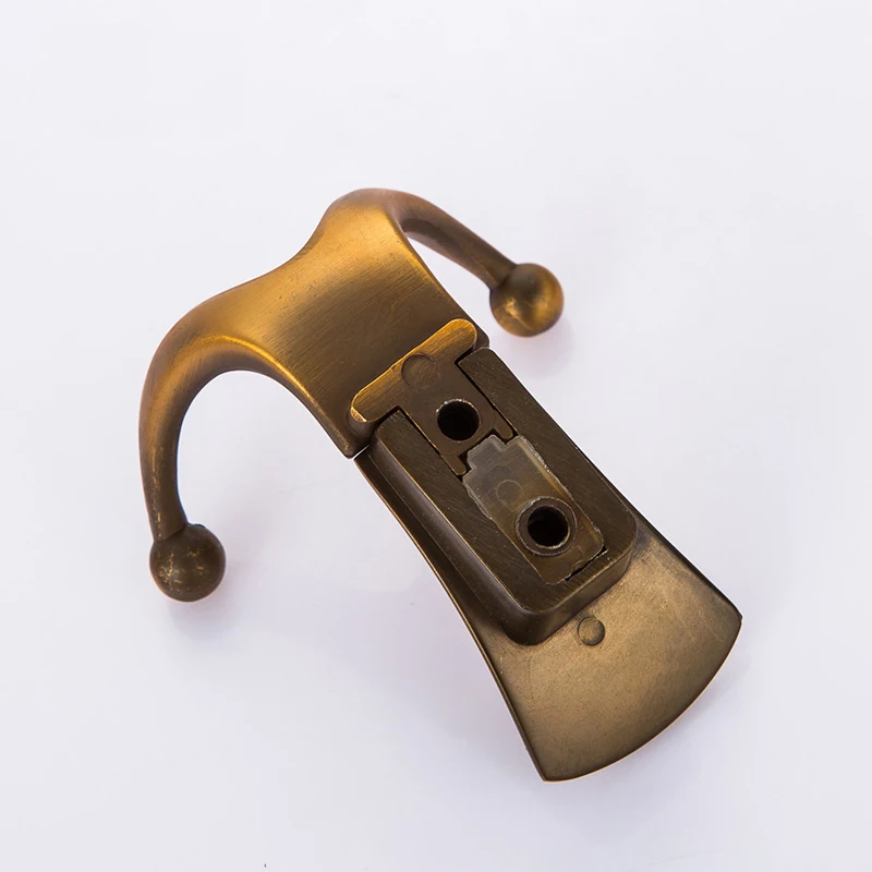 2 pcs Bathroom Wall Hangers 2 Hooks Robe Coat Wall Hooks Wall Mounted Hanger Coat Hooks Bathroom Accessories Furniture Hardware
