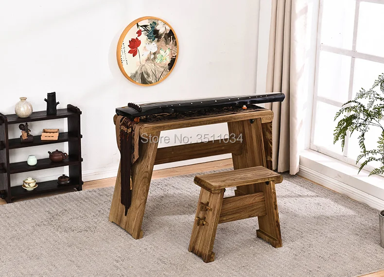 zither and Guqin tables and benches can be dismantled to imitate the ancient Ming and Qing Dynasties calligraphy tea table zither and Guqin tables and benches can be dismantled to imitate the ancient Ming and Qing Dynasties calligraphy tea table