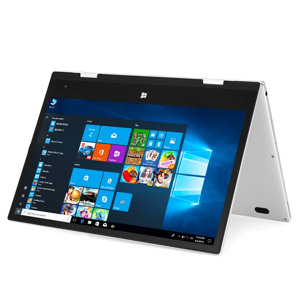 Оригинальный джемпер EZbook X1 ноутбук 11 6 дюйма FHD Windows 10 Intel Celeron Близнецы озеро N4100 4