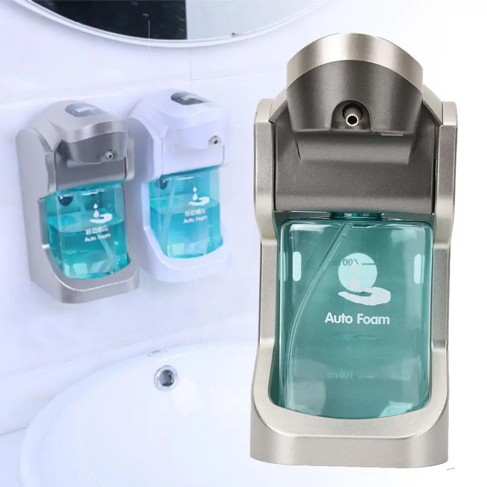 

480ml Desk-mounted Wall-mounted Intelligent Hand Washing Liquid Box Induction Electric Soap Dispenser for Kitchen Bathroom