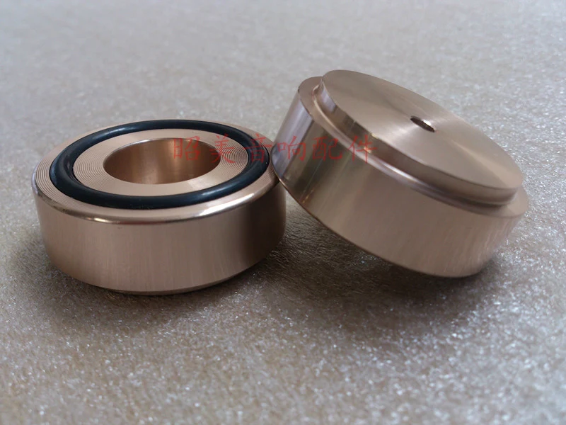 

CNC Full aluminum feet with rubber ring shock absorber feet for all kinds of audio amplifiers 44mm * 17mm/4pcs