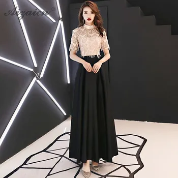 

Elegant Splice Evening Dress Long Qipao Traditional Cheongsam Girl Chinese Wedding Gown Vestido Oriental Party Dresses