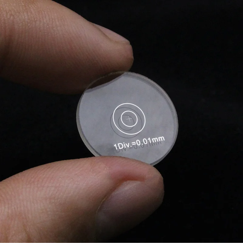 Diameter 8 mm 19 mm 20 mm Ocular Micrometer DIV 0.01 mm Cross Ruler Scales Calibration Microscope Eyepiece Micrometer