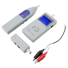 Цифровой линейный искатель переносной цифровой ЖК-дисплей сетевой кабель тестер проводки метр трекер детектор сетевой кабель тестер