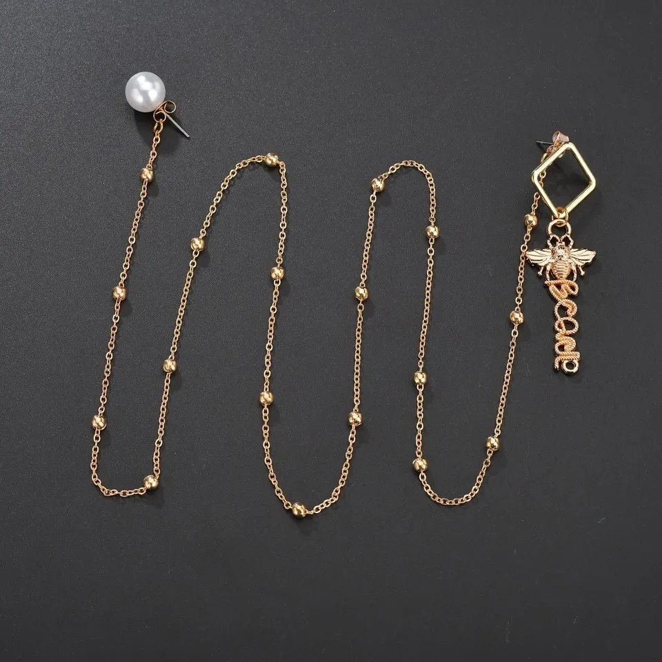 

New Hot Sale Earrings Women's Pearl Earrings Heart-shaped Square Changeable Earrings Holiday Gifts Popular Boutique Jewelry