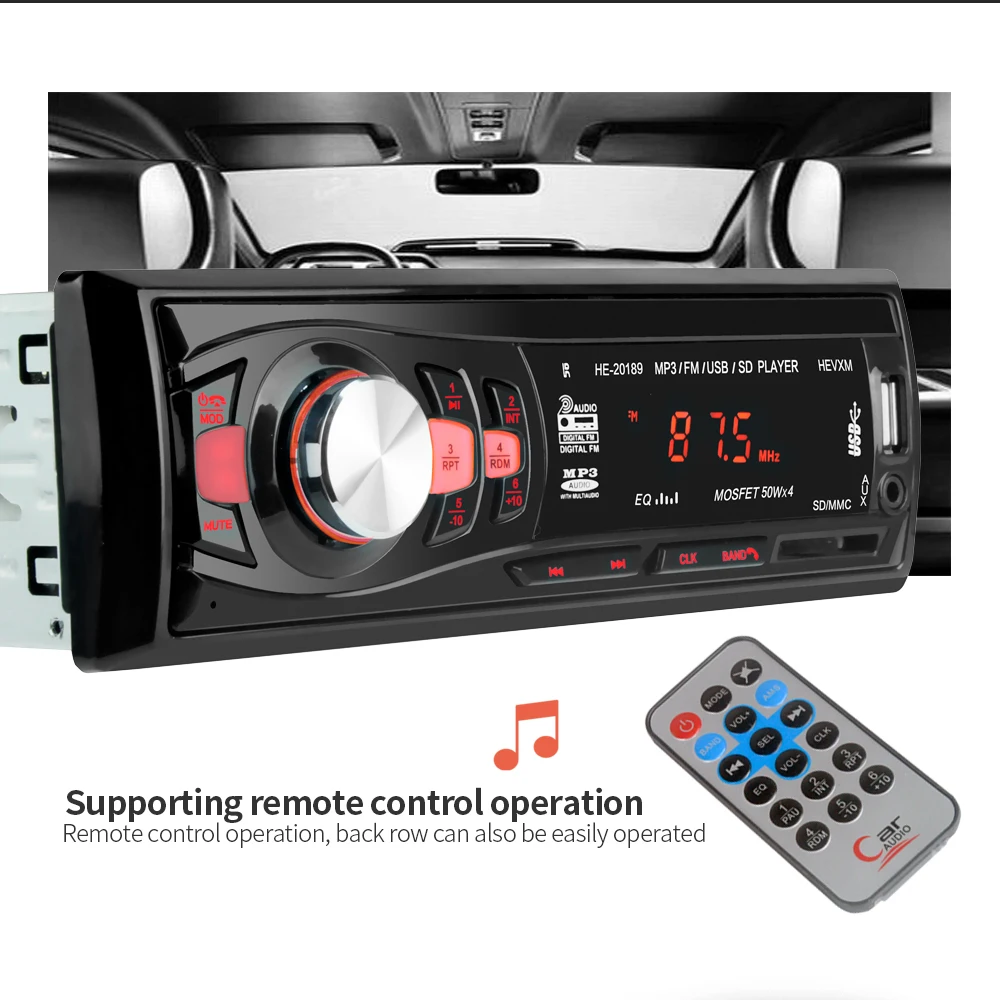 1 Din 12V Многофункциональный Автомобильный MP3 плеер автомобильное радио Bluetooth