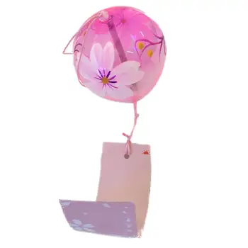 

Japanese Glass Ball Wind Chime Bell Garden Ornament Indoor Window Hanging Decoration
