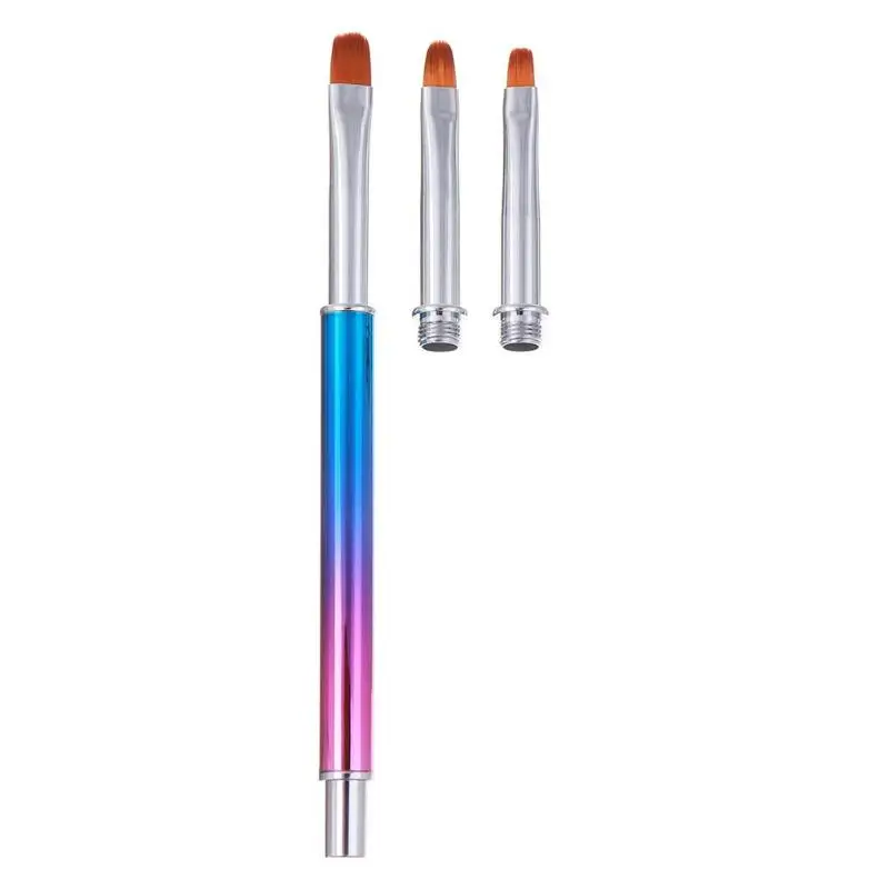 

Nail Art French Acrylic UV Gel Pen DIY Liner Painting Manicure Brushes Tools With Replace Replacement Brush DIY Manicure Tools