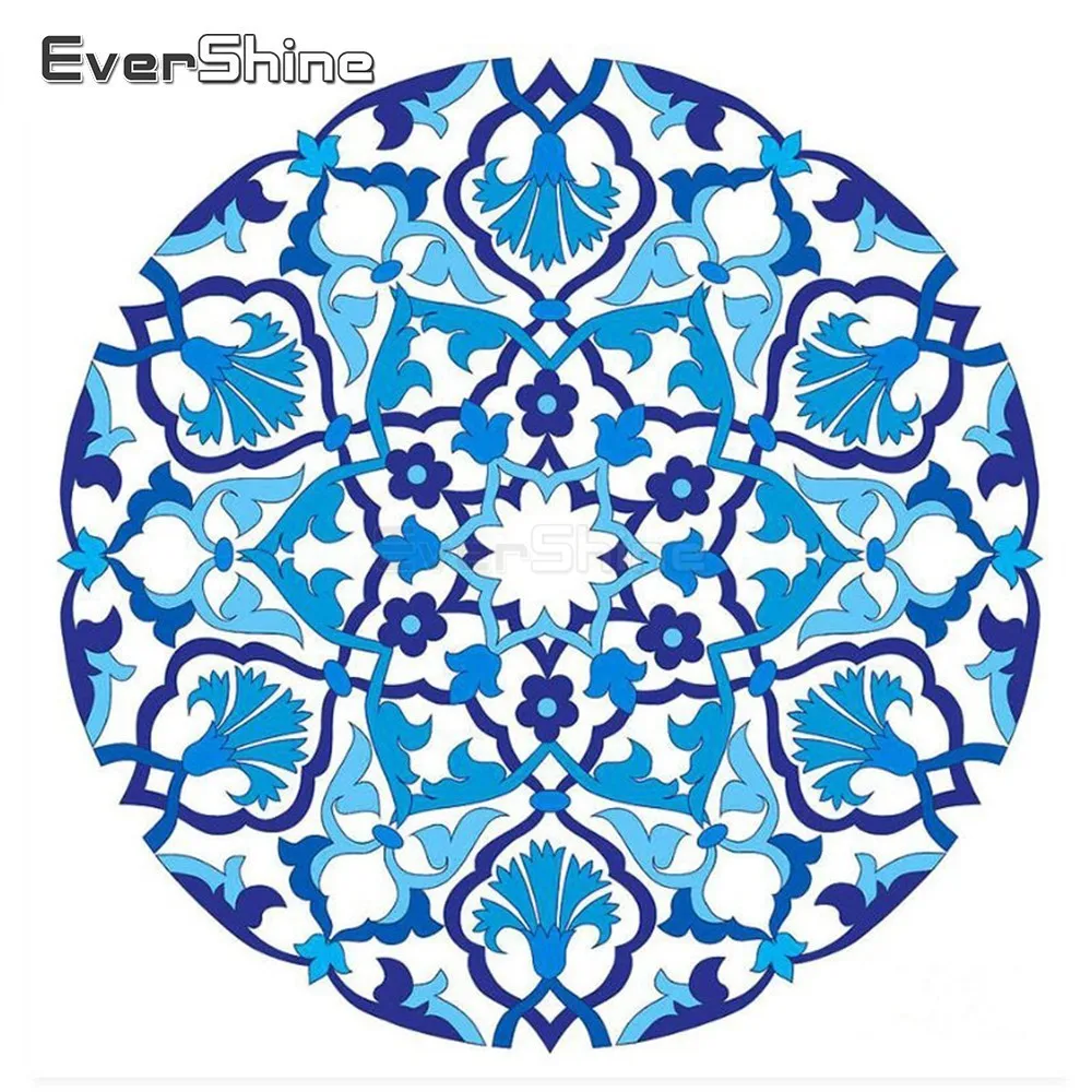 EverShine Mandala Diamond Painting Full Square Cross Stitch Embroidery Flowers Picture Of Rhinestones Mosaic Kit | Дом и сад