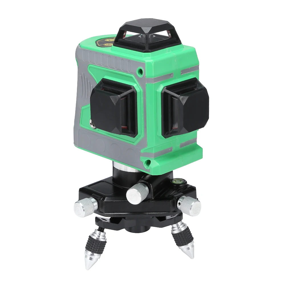 

12 Lines Red/Green Laser Level Self-Leveling Horizontal & Vertical 360 Degree Adjustment Diagnostic Tools
