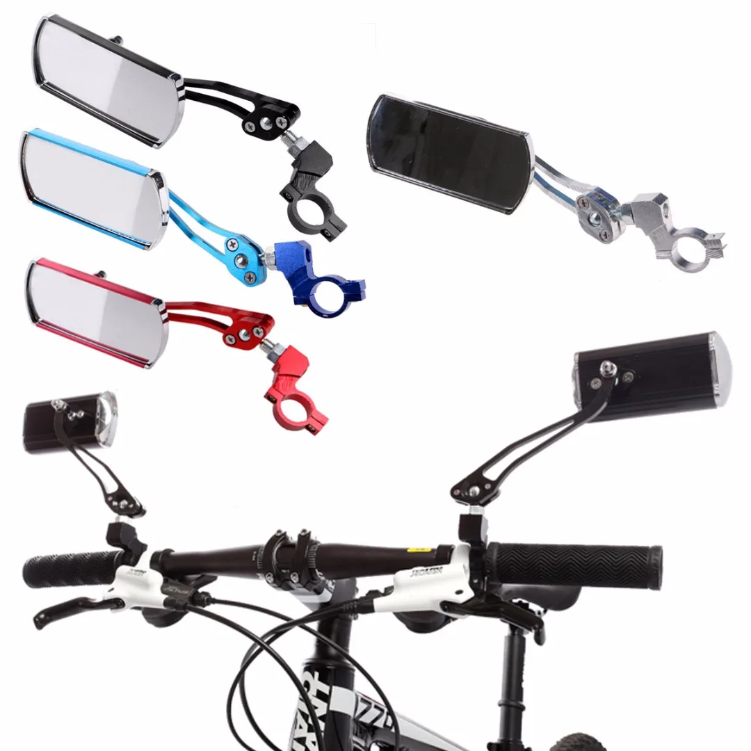 

1Pcs Bike Rearview Mirror Aluminum Road Mountain Bike Cycling Safety Handlebar Rearview Rear Back View Mirror For Bikes