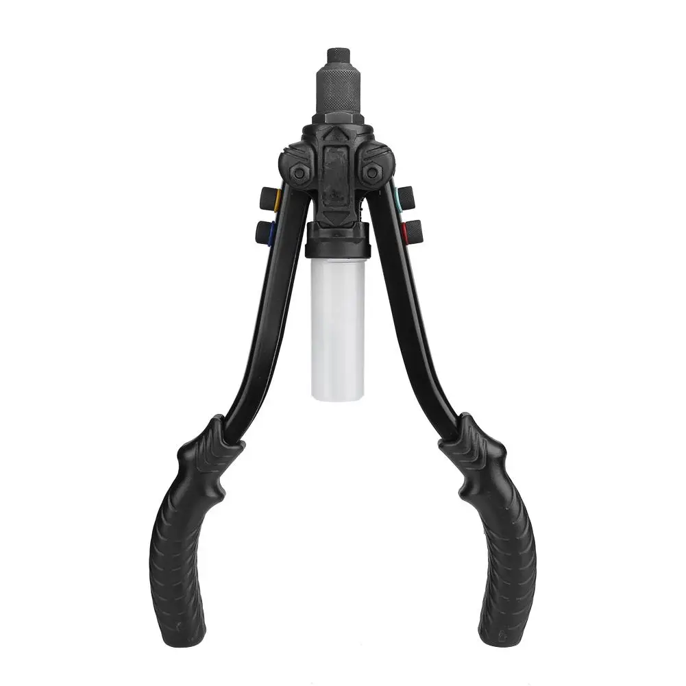 

13 Inch Heavy Duty Hand Rivet Gun with 5 Nozzles For Sheet Metal Auto Duct Work 2019 New