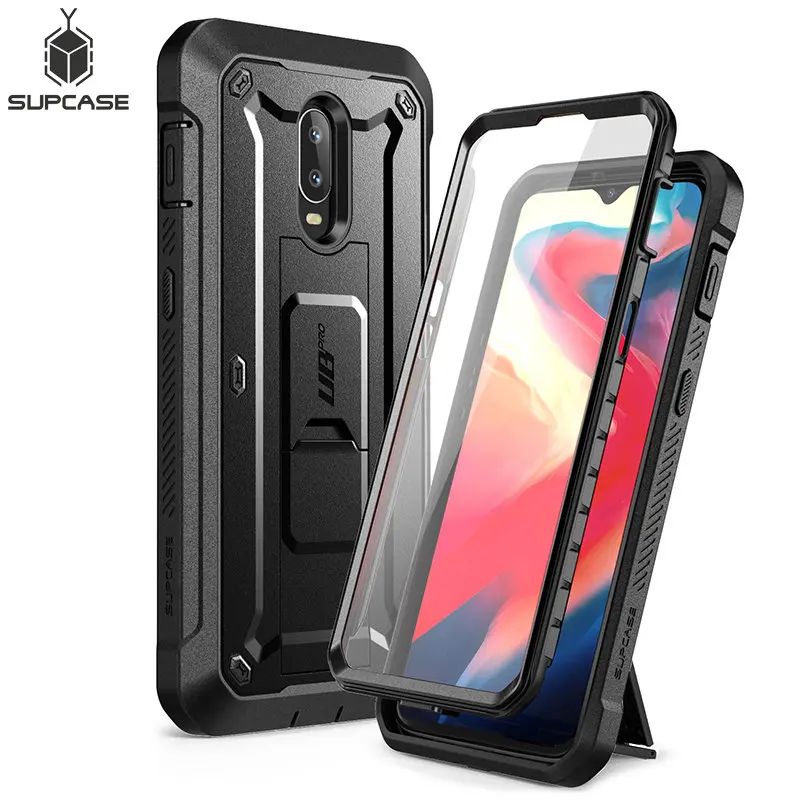 Для One Plus 6T чехол SUP чехол UB Pro Heavy Duty полноразмерный прочная кобура Peotective Чехол со встроенной Экран протектор и подставки