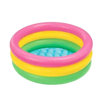 

S L Size Inflatable Pool Portable Baby Outdoor Play Pool Kid Adult Children Swimming Pool Float Children Basin