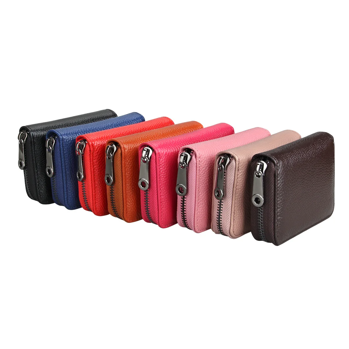 Men and women's card bag shielding function anti-magnetic RFID multi-functional zipper set business | Багаж и сумки