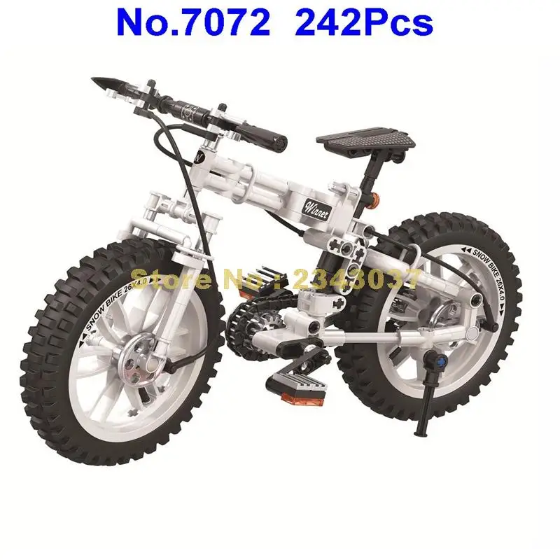 

7072 242pcs Technic Folding Bicycle Winner Building Block