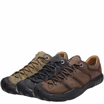 

Spring Autumn Men Sneakers Outdoors Camping Trekking Working Hunting Hiking Cowhide Low Help Non-slip Climbing Women Shoes