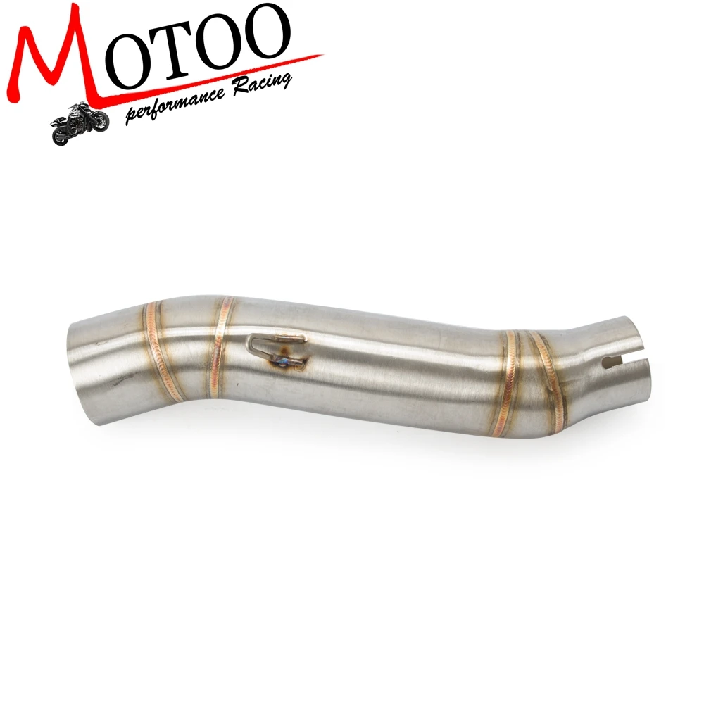 Motoo средняя выхлопная труба мотоцикла круглый глушитель для HONDA CBR300 CBR 300 link pipe из