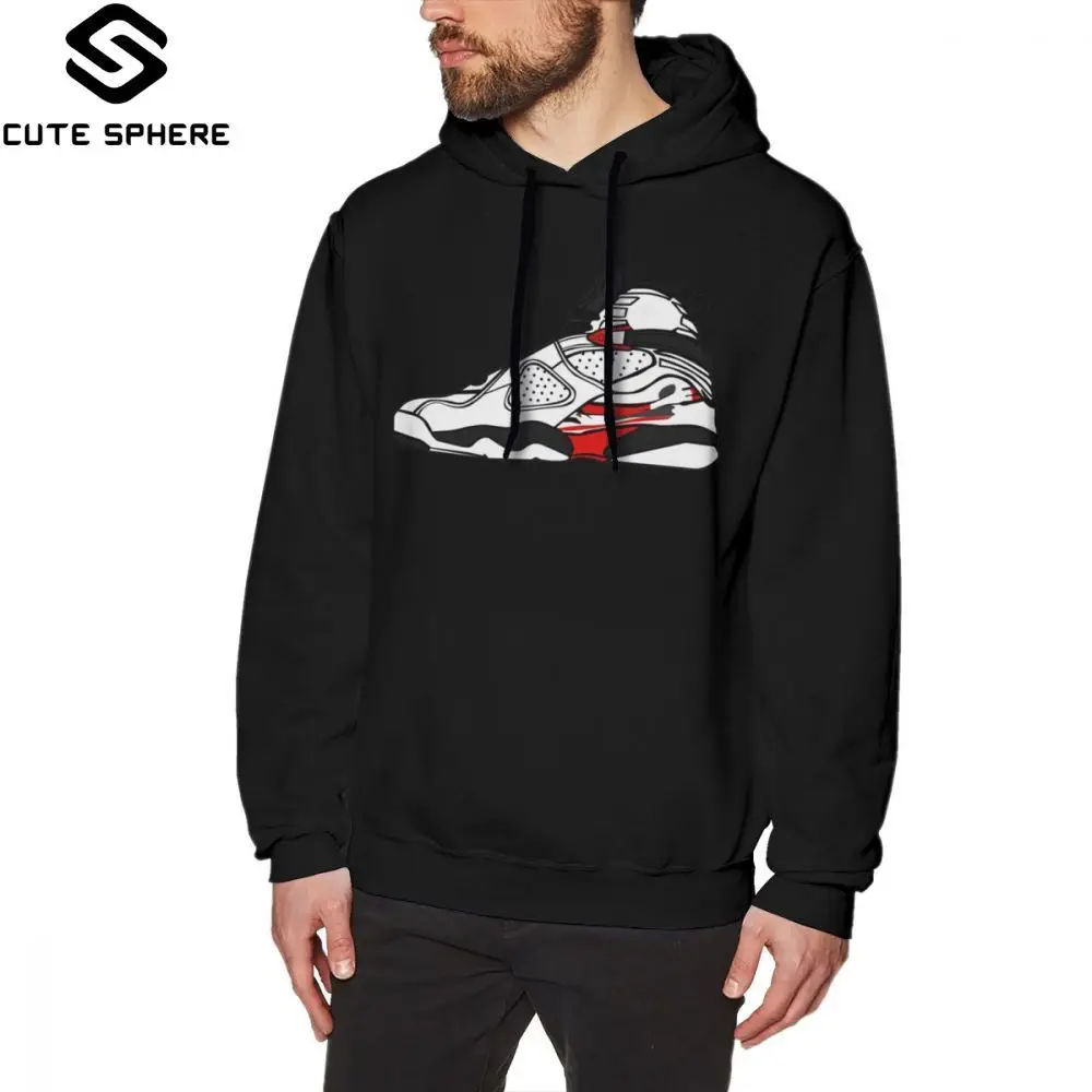 Bugs Bunny Hoodie J8 Bugs Bunny Hoodies Cotton Black Pullover Hoodie Loose Winter Long XXL Male Popular Hoodies
