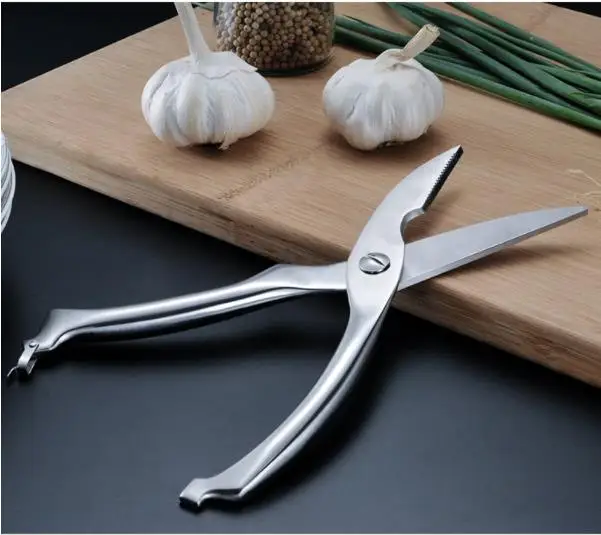 Stainless Steel Poultry Kitchen Chicken Bone Scissor With Safe Lock Cutter Cook Tool Shear Cut Duck Fish Meat Kitchen Gadgets Stainless Steel Poultry Kitchen Chicken Bone Scissor With Safe Lock Cutter Cook Tool Shear Cut Duck Fish Meat Kitchen Gadgets