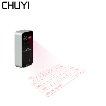 

CHUYI Laser Bluetooth Wireless Virtual Keyboard Mini Portable Projection Keyboard With Mouse Function For Tablet Laptop Phone