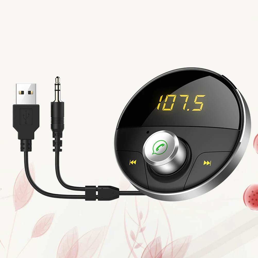 Беспроводной AUX Handsfree Bluetooth fm передатчик 3 5 мм разъем MP3 плеер Радио адаптер авто