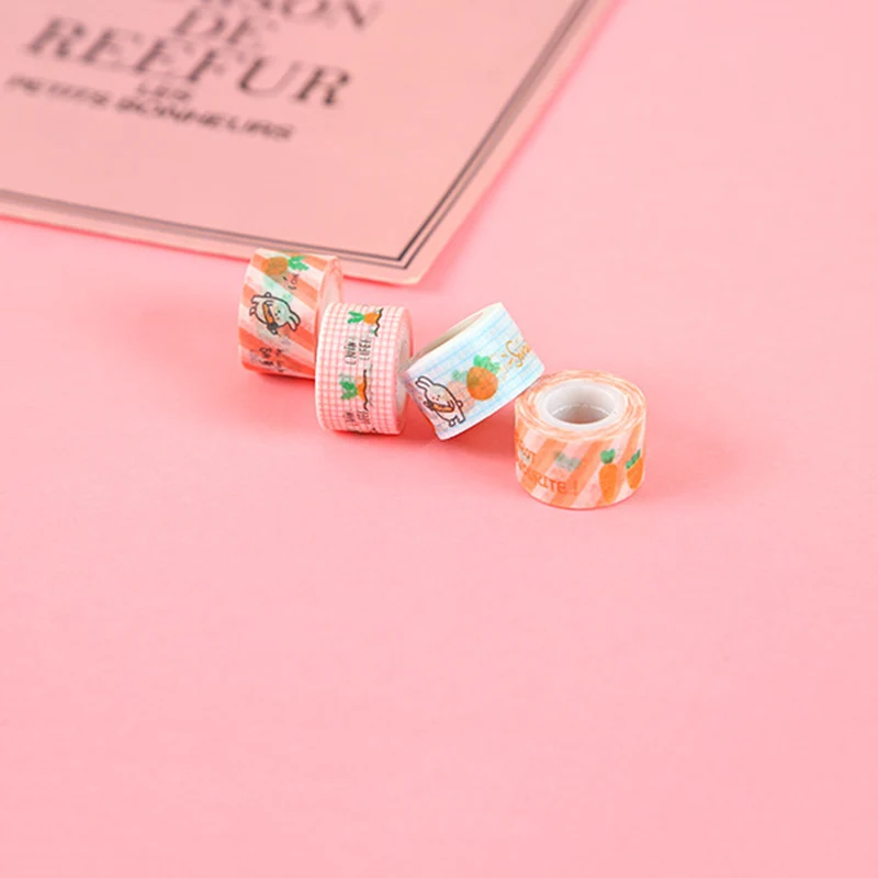 4 шт. симпатичная Маскировка Лента Kawaii морковь васи лента клубника декоративная