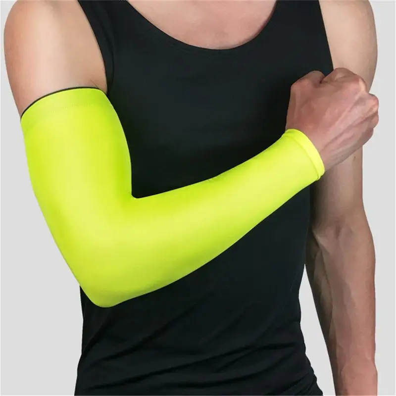 

Basketball Barcer Long Style Exercise Cycling Hand Sunscreen Arm Elbow Warmers Unisex Non-slip Thin Protector Leg Protect Cuffs