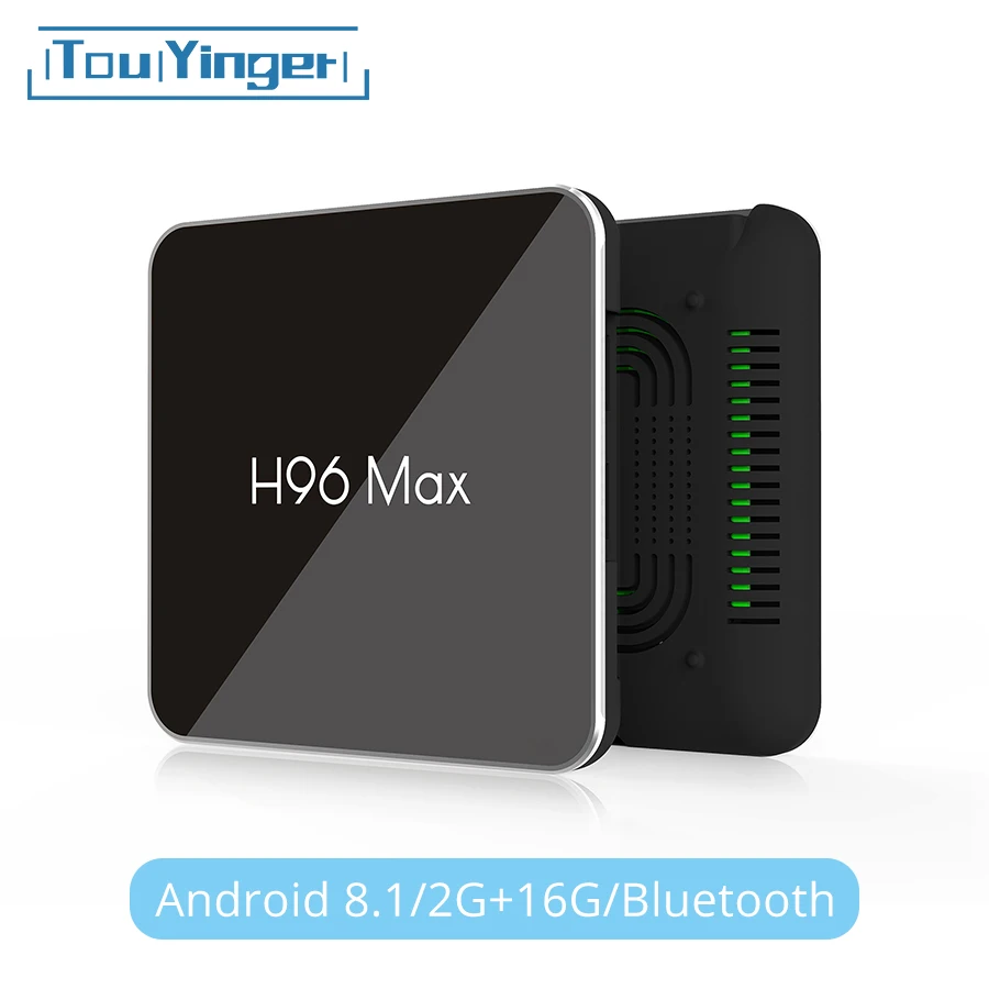 

Touyinger H96Max X2 Android 8.1 TV BOX Amlogic S905X2 Quad Core ARM Cortex A53@2GHz 2GB 16GB 2.4G/5GHz Wifi Bluetooth H.265 4K