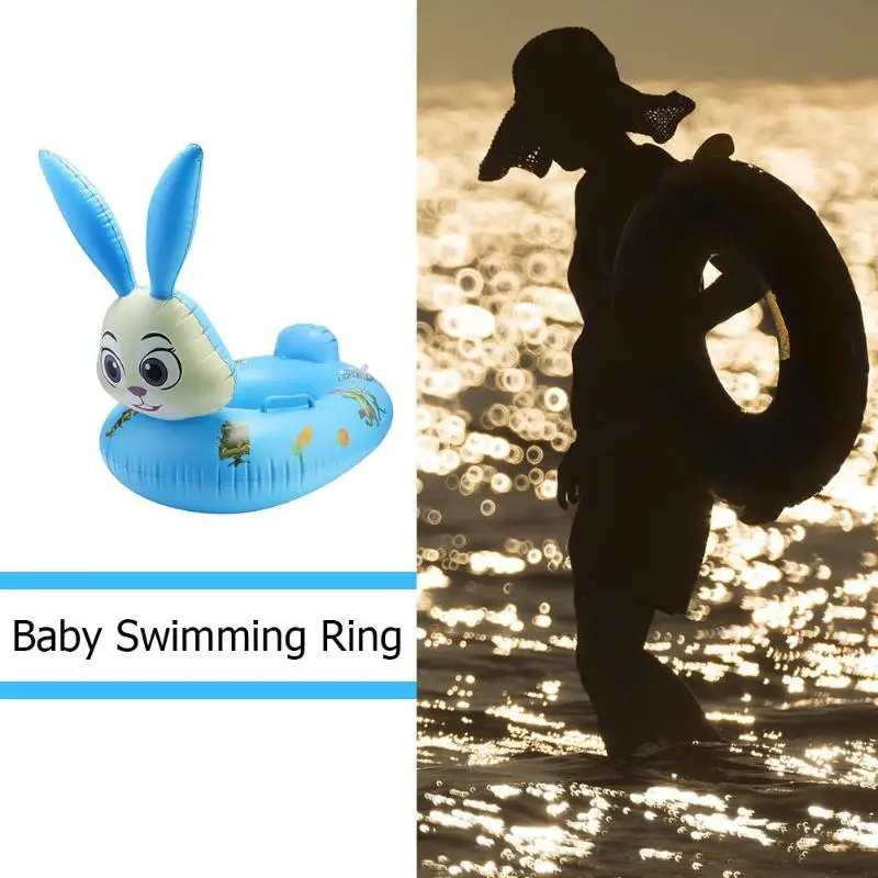 Best 2019 New Outdoor Cartoon Beach Pool Inflatable Float Circle Mattress Swim Ring Toys With The Model Of  Rabbit, Duck, Deer