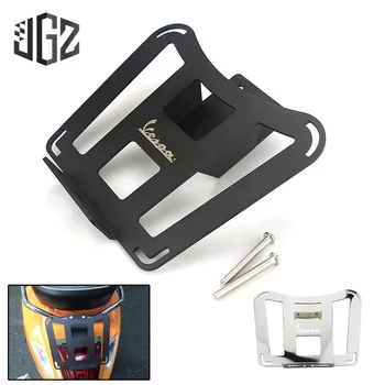 

Motorcycle Aluminum Rear Luggage Bag Holder Rack Bracket for VESPA Sprint Primavera 150 GTS300 2017 2018 2019 Black Sliver