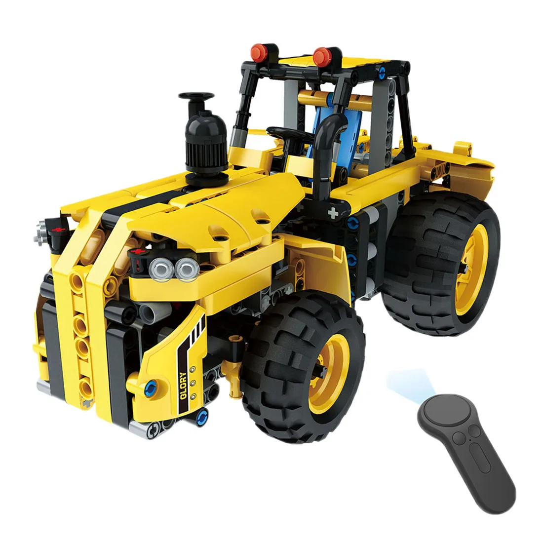 

382Pcs 2.4G 4CH DIY Assembly Model Building Block RC Electronic Tractor Educational Toy for Children