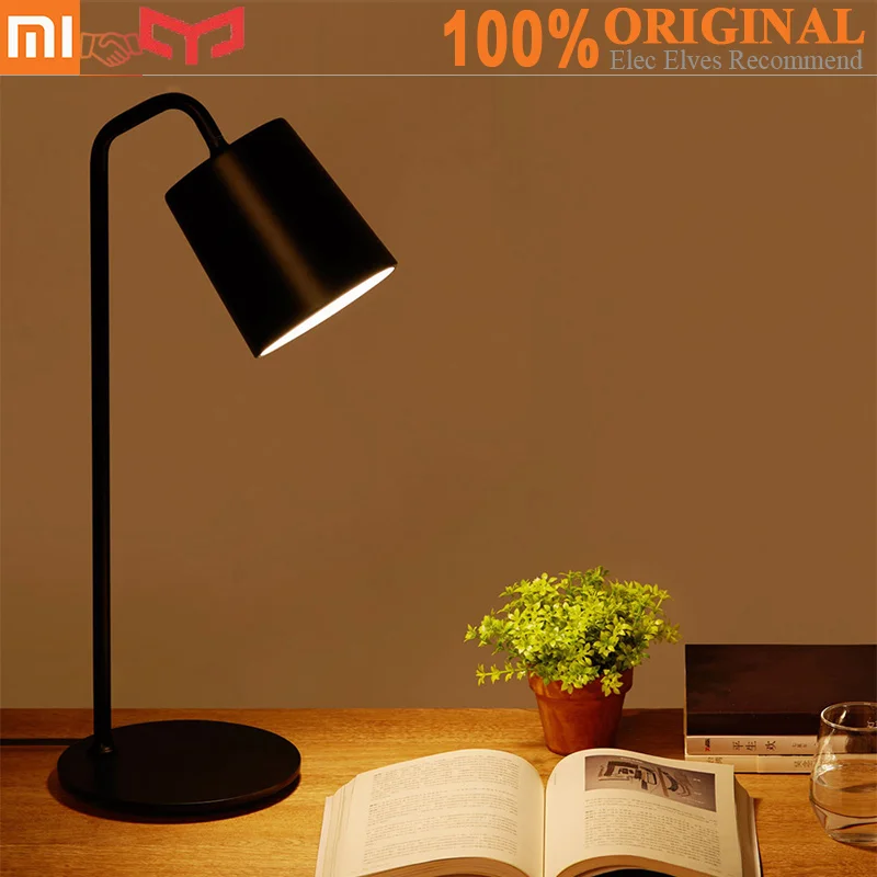 

Xiaomi Yeelight Minimalist Design Iron E27 Desk Lamp With Light Source 220V Warm White Light Two-Pin Plug Smart Remote Control