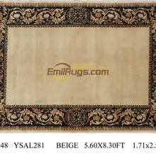 Топ Мода Tapete Подробнее о 5,6 'X 8,3' ручной Узелок толстый плюшевый французский коврик «савонри» ковер сделан на заказ ysal281gc88savyg2