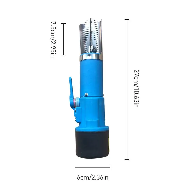 Pаспродажа Мощный электрический скалер для рыбы, инструмент для удаления накипи, лезвие для скребка 1500ма, перезаряжаемый литиевый аккумулятор, инстру...