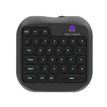 

DT-2 Single Hand Magic Gun-Throne Eating Chicken Artifact Suspensionl Map Mechanical Feel Membrane Backlight Gaming Ke