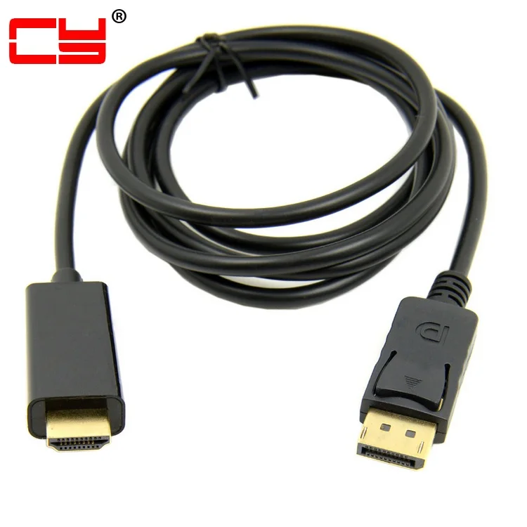 

10pcs/lot Cablecc HDMI Male 1080P Video to DisplayPort DP Male 20pin Cable 6ft 1.8m HDTV LCD with Audio