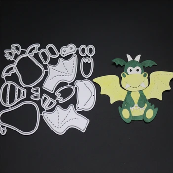 

YINISE 1649 DinosauPackage Metal Cutting Dies For Scrapbooking Stencils DIY Album Cards Decoration Embossing Folder Die Cut Cuts