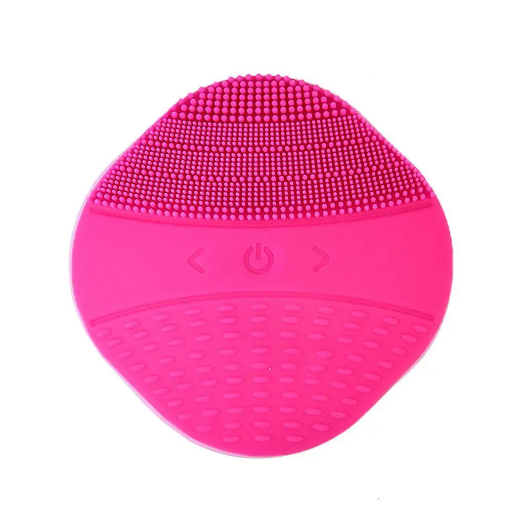 Silicone Cleansing Instrument Electric Washer Pore Cleaner All Skin Unisex USB Types Geometric Sonic | Красота и здоровье