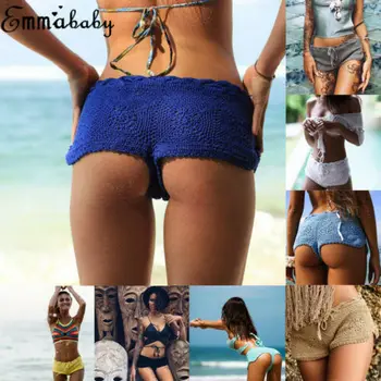 

HIRIGIN Women Sexy Thong Cheeky Bikini Bottom Beachwear Brazilian Swimwear Summer Fashion