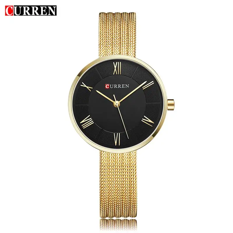 

CURREN 9020 Women Watches 2019 New Quartz Top Brand Luxury Fashion Bracelet Watch