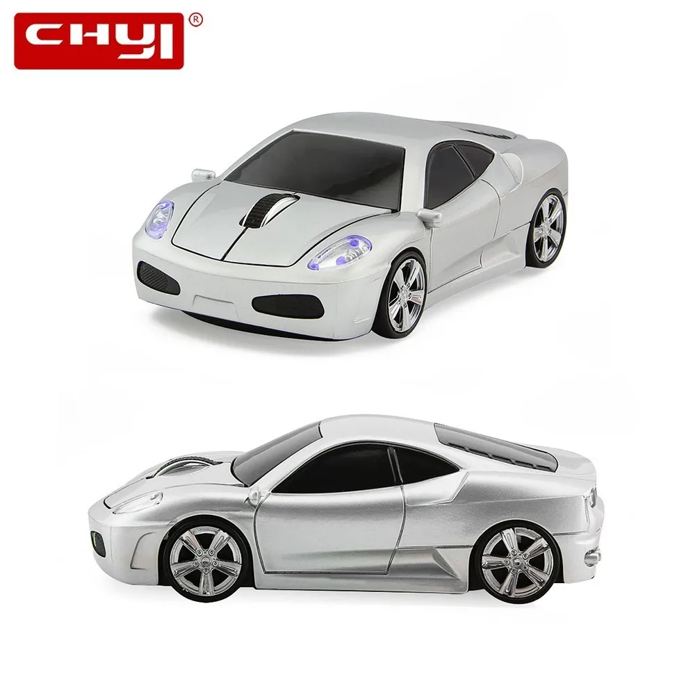 CHYI компьютерная мышь Спортивная мышка Автомобиль 2 4 ГГц оптическая игровая с