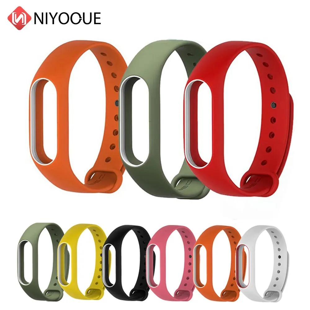 Цветной ремешок Xiaomi Mi Band 2 сменный силиконовый для браслета аксессуары 2|strap xiaomi|for