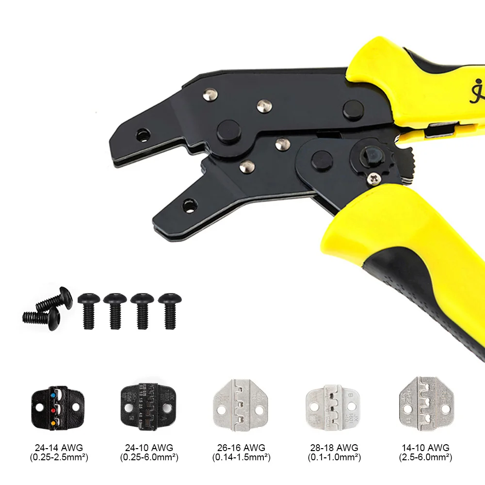 

High Grade Wire Crimper Tool Kit Crimping Pliers Cord End Terminals Screwdriver