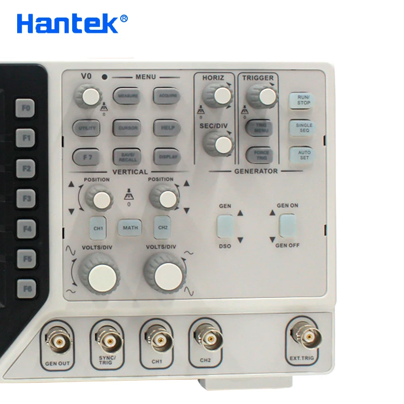 Hantek Осциллограф DSO4202C 2 канала 200 МГц USB Osciloscopio + генератор сигналов